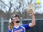 Graham's Emma Southerland catches the ball in the game