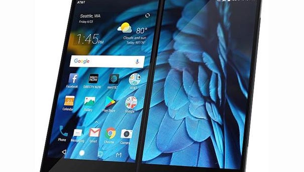 The ZTE Axon M smartphone.