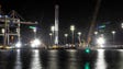 SpaceX's Falcon 9 rocket arrives at Port Canaveral