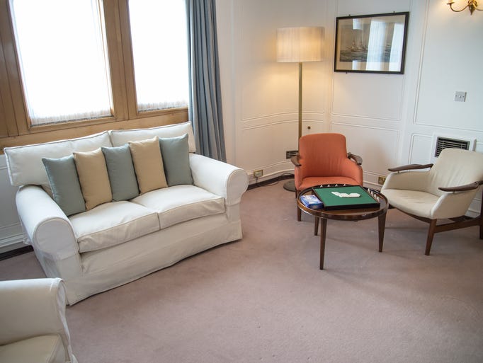 The Anteroom is where the royal family and guests would