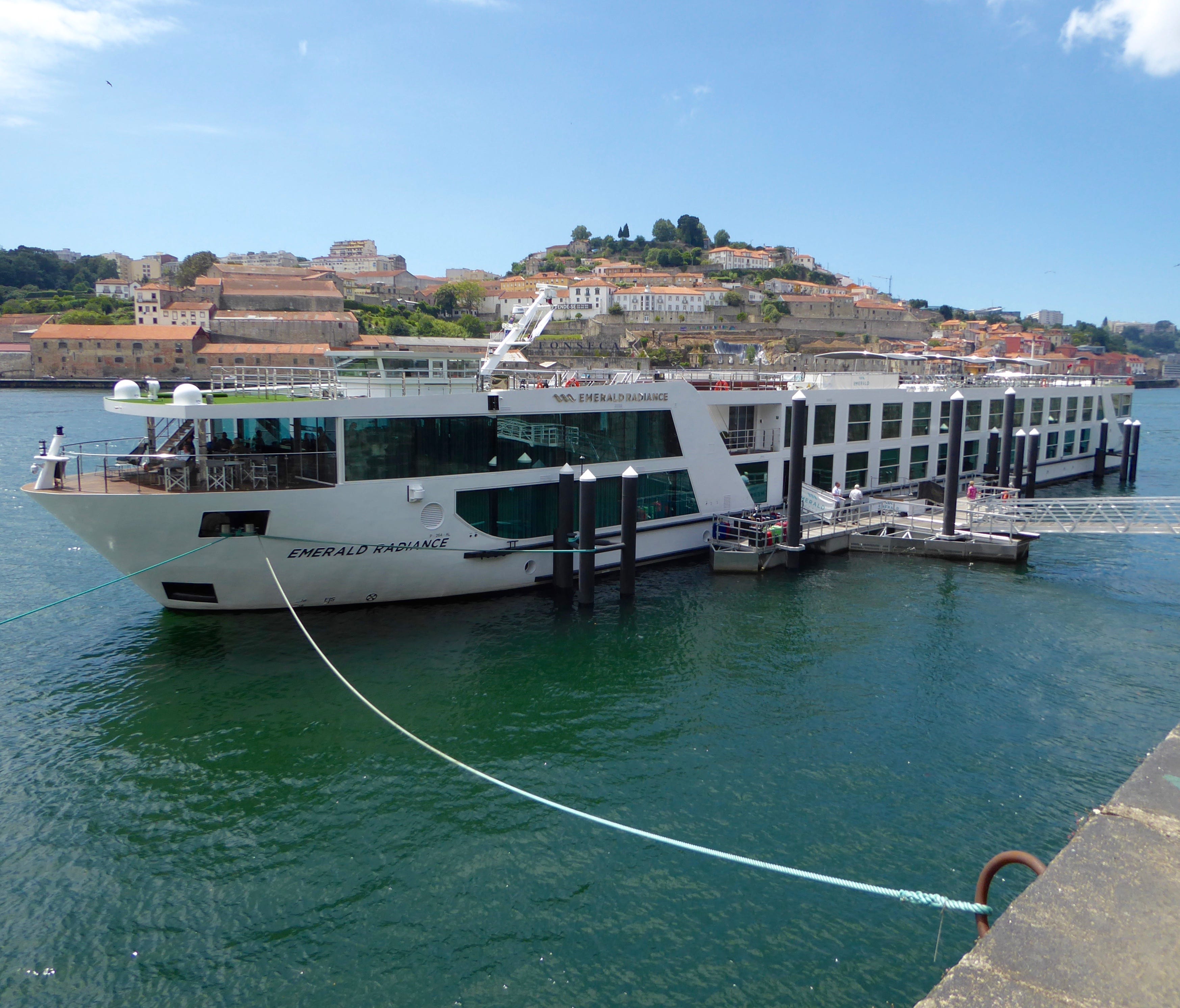 Introduced in 2017, the Emerald Radiance was built for Australian-owned Emerald Waterways for cruise service on Portugal's Douro River.
