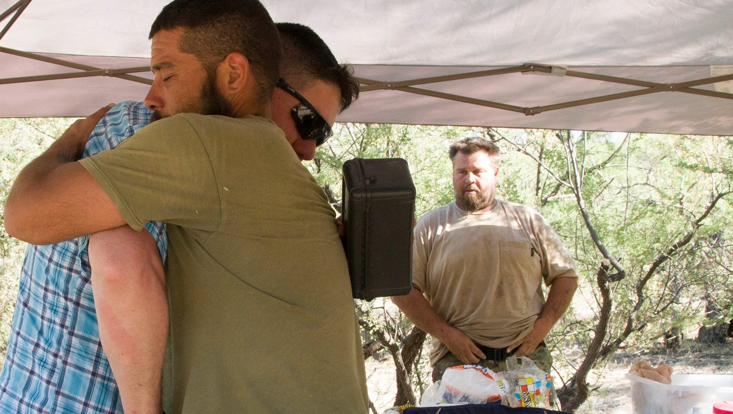 Border vigilantes, and the wall they might be watching