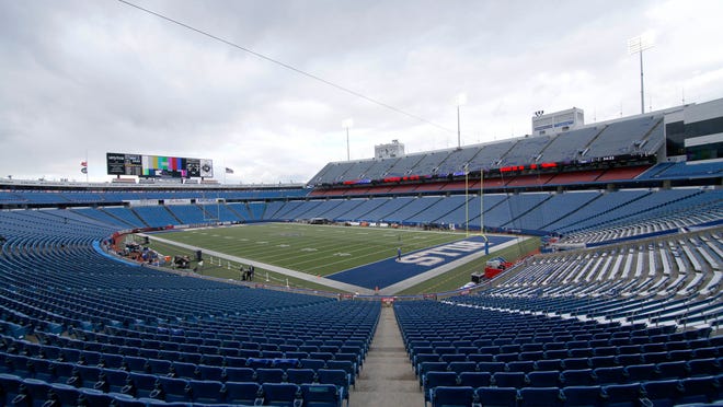Oct 29, 2018; Orchard Park, NY, USA; A general view of New Era Field before a game between the Buffalo Bills and the New England Patriots. Mandatory Credit: Timothy T. Ludwig-USA TODAY Sports