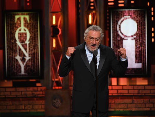Robert De Niro's speech was partially censored from
