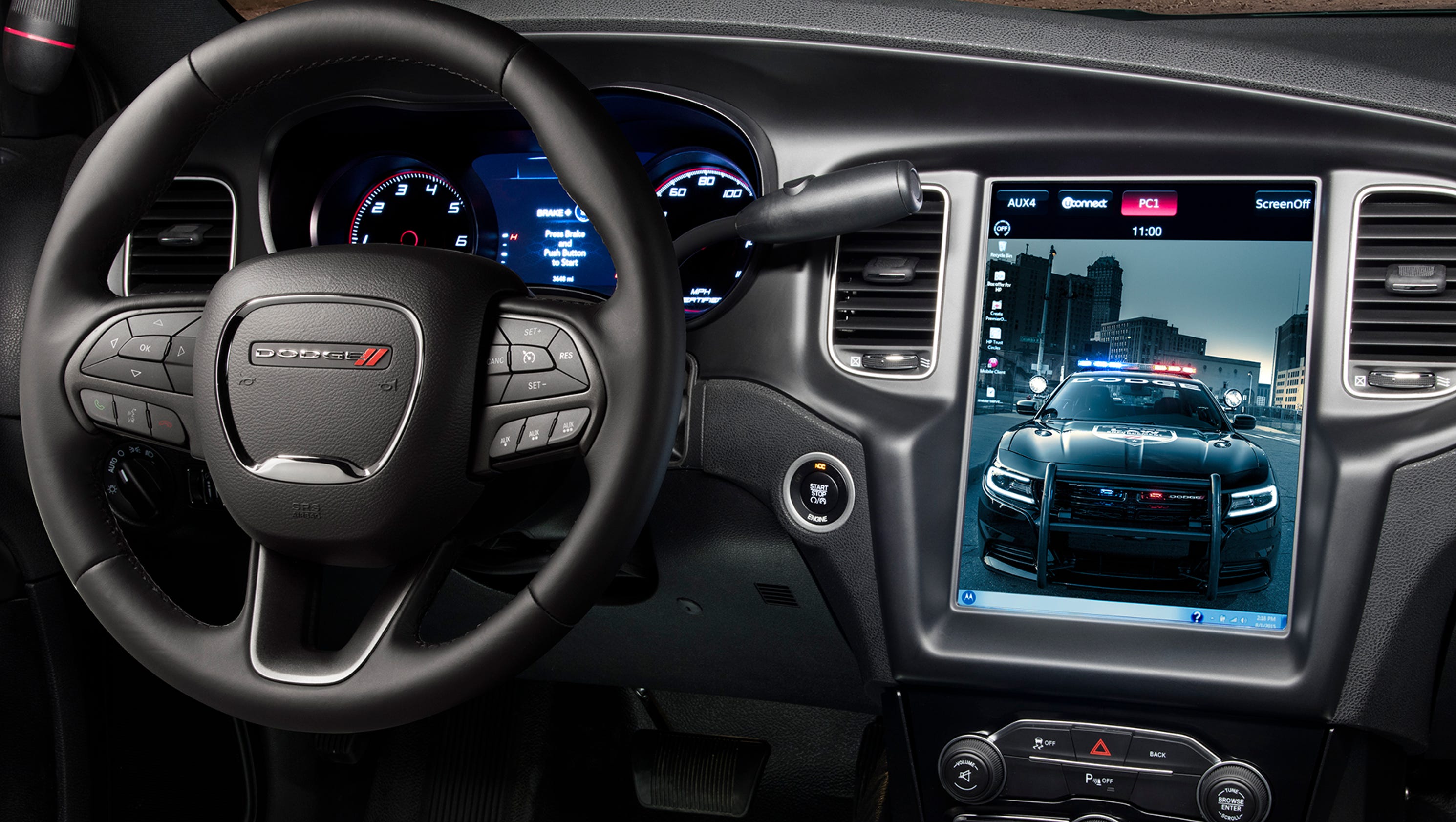 Dodge gives big-screen debut to Charger police car