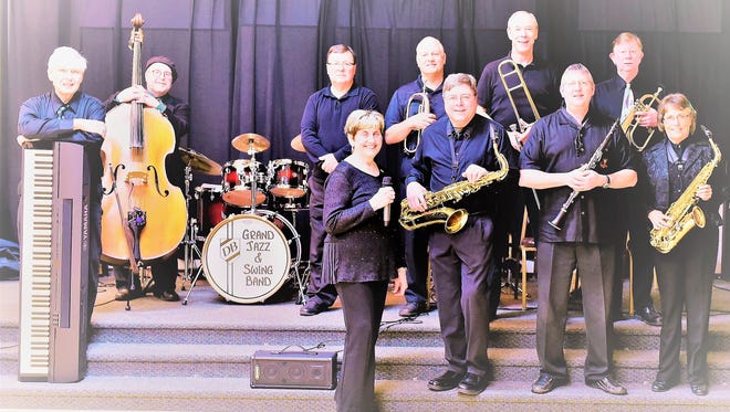 Grand Jazz & Swing Band will perform 7:30 to 10:30 p.m. Friday, April 21, at the Eagles Hall, 2771 Pence Loop SE. Cost is $3. The group performs the third Friday of every month.