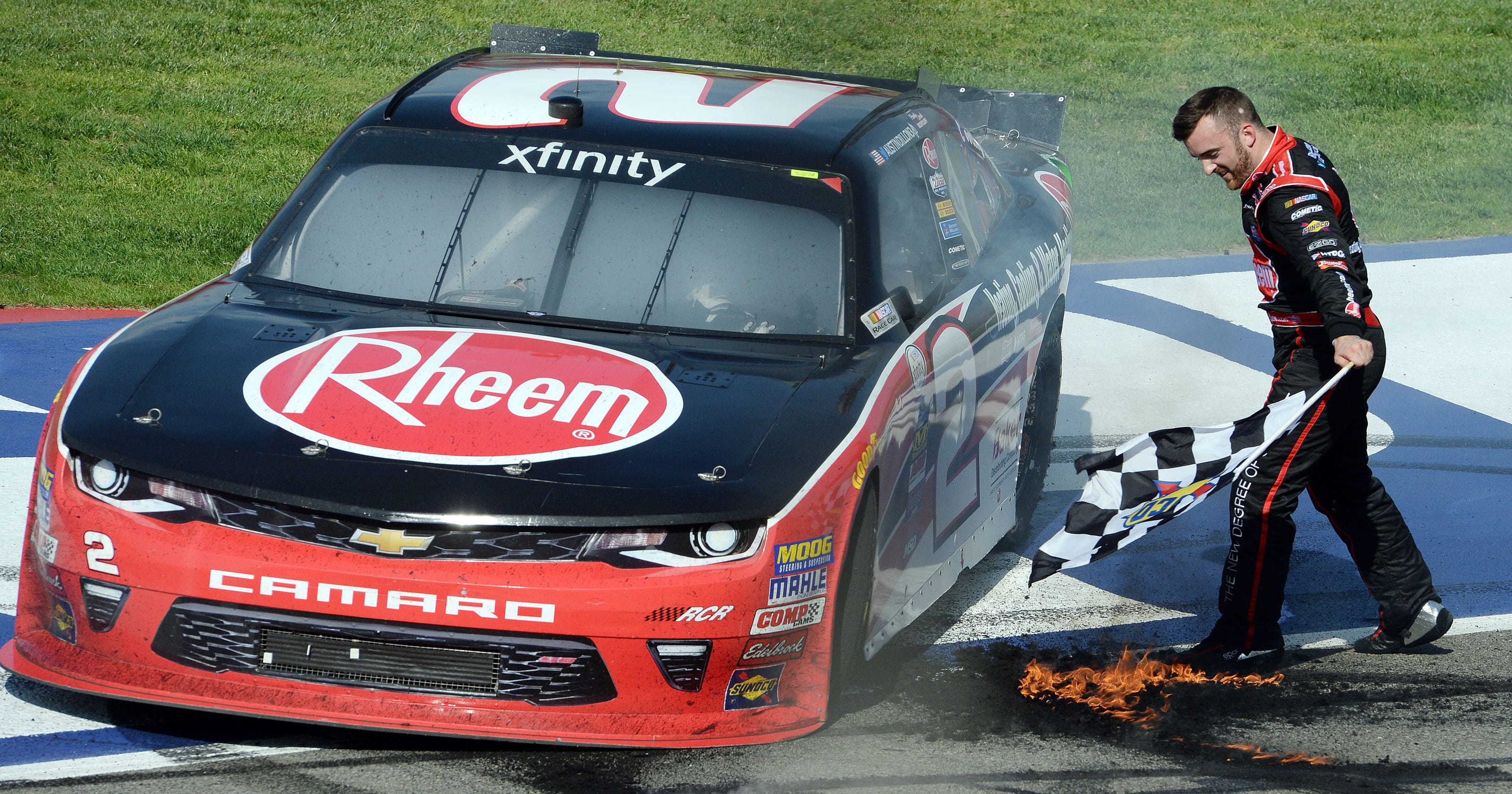 What time does the 2017 NASCAR Xfinity race at Fontana Auto Club