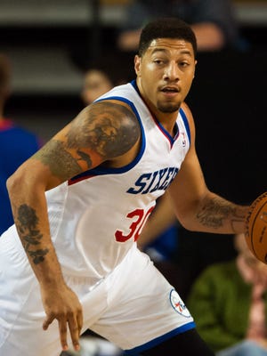 Philadelphia forward Royce White made his 76ers debut against the Boston Celtics. The Sixers defeated the Celtics 97-85.