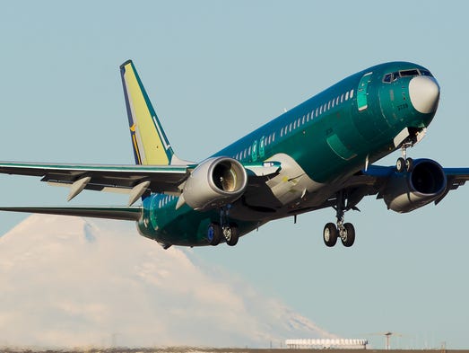 An unpainted Boeing 737 firm for European low cost