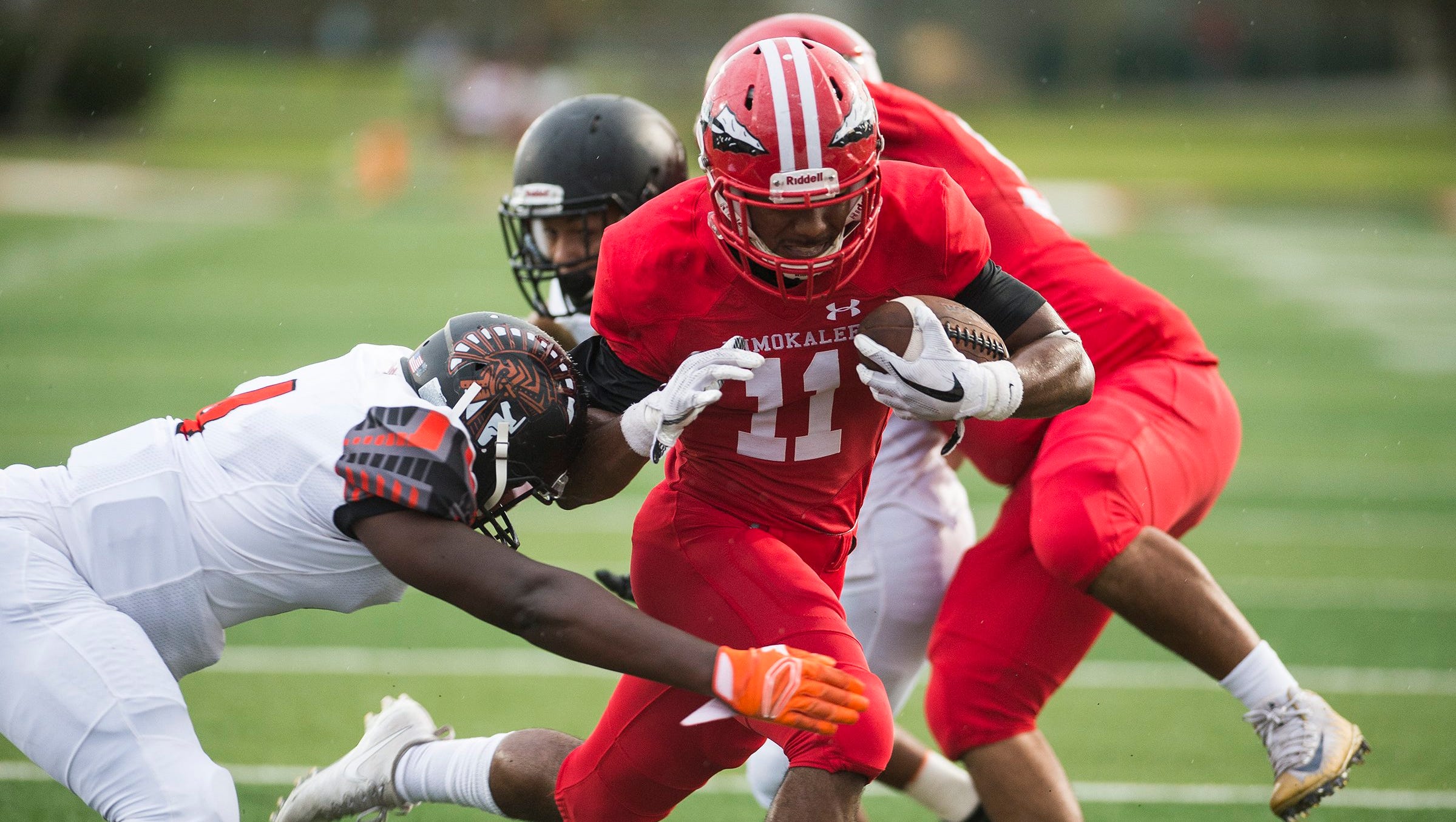 Immokalee football team features 'threeheaded dragon' in backfield