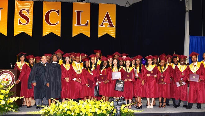 J.S. Clark graduated 31 seniors in 2018 at teh Cajundome.