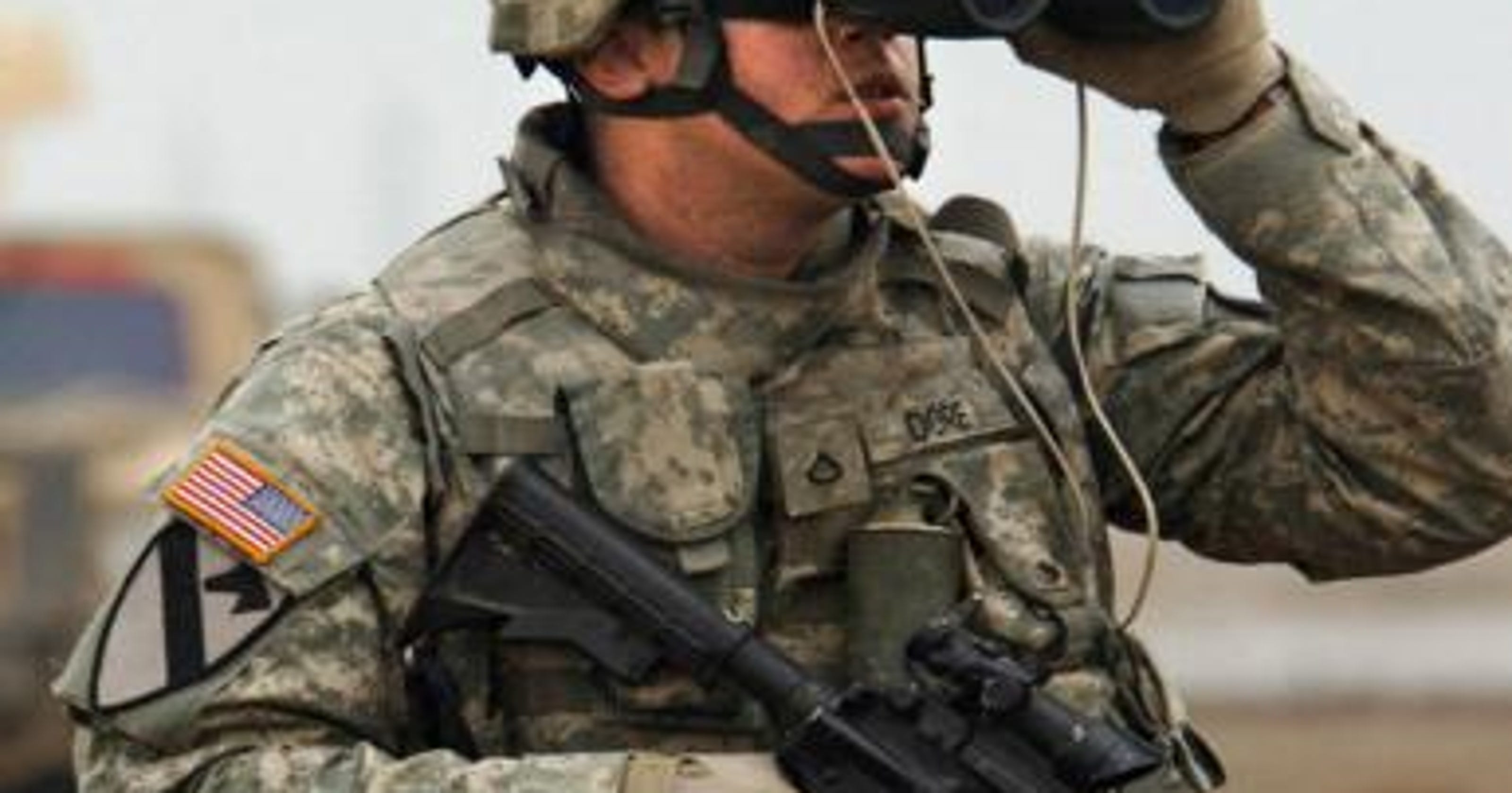 Flag Patch On Army Uniform Top Defense Systems