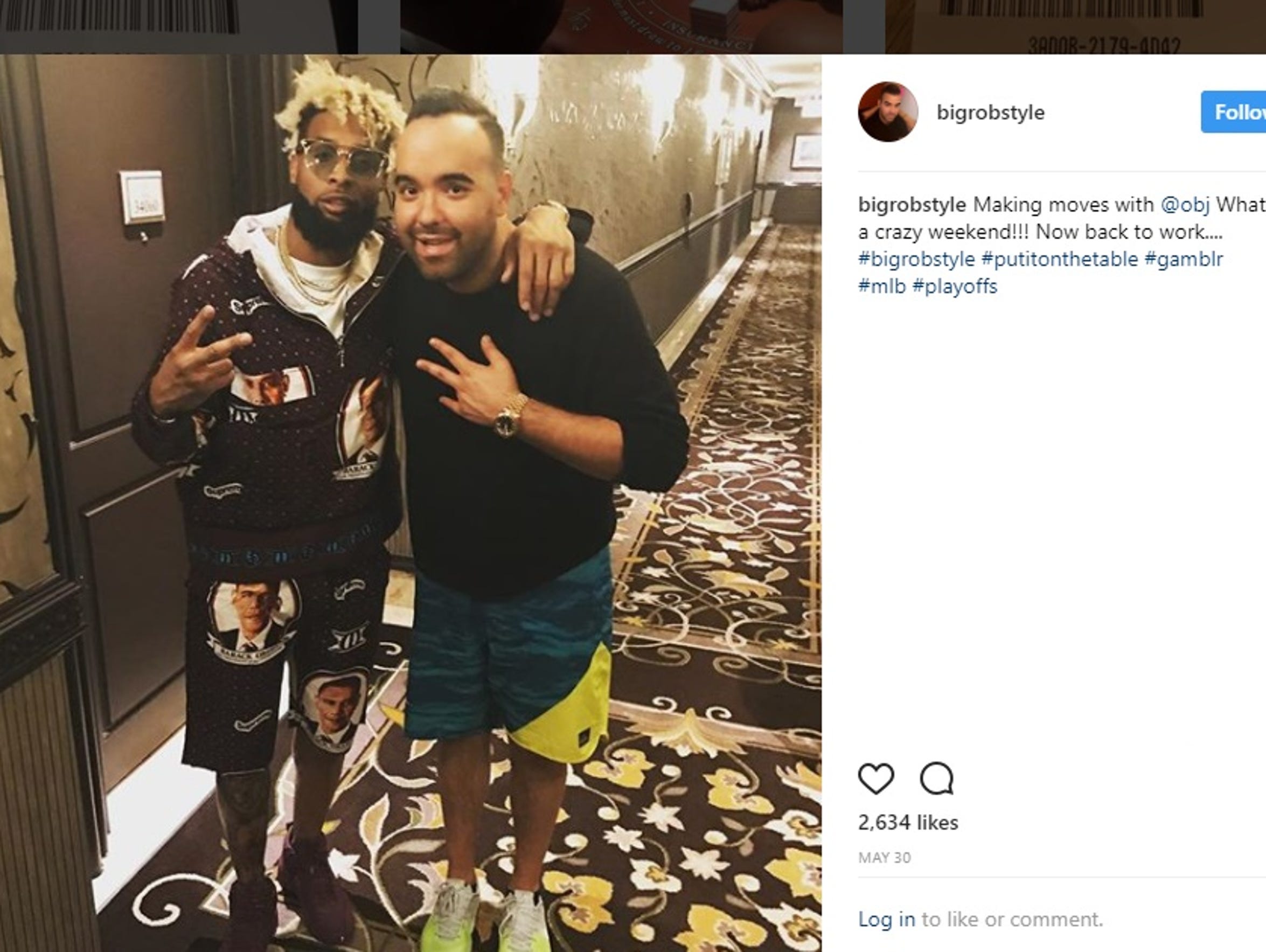 Rob Gorodetsky, right, has a photo on his Instagram