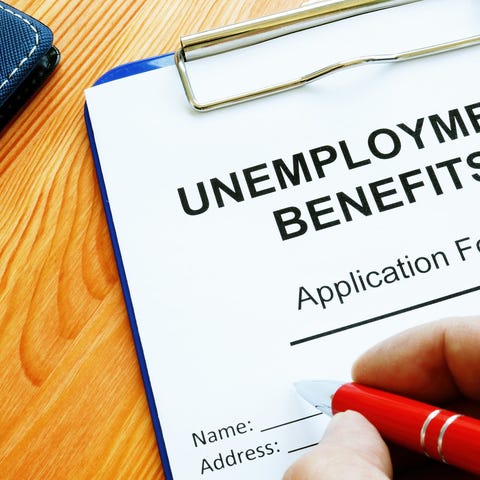 Unemployment benefits application form