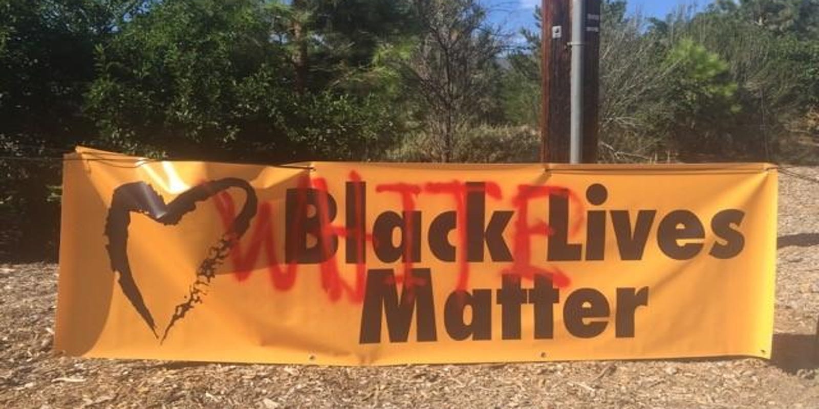 Reno Church S Black Lives Matter Sign Defaced