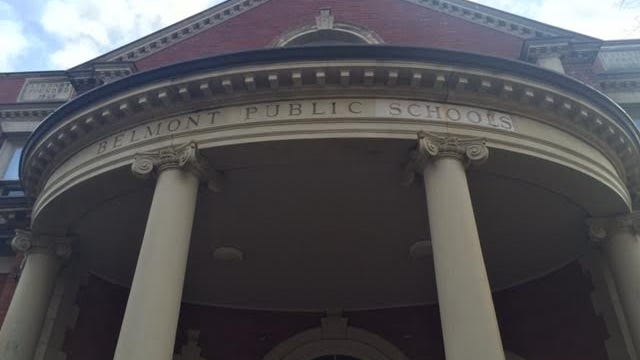 Belmont Public Schools administration building.