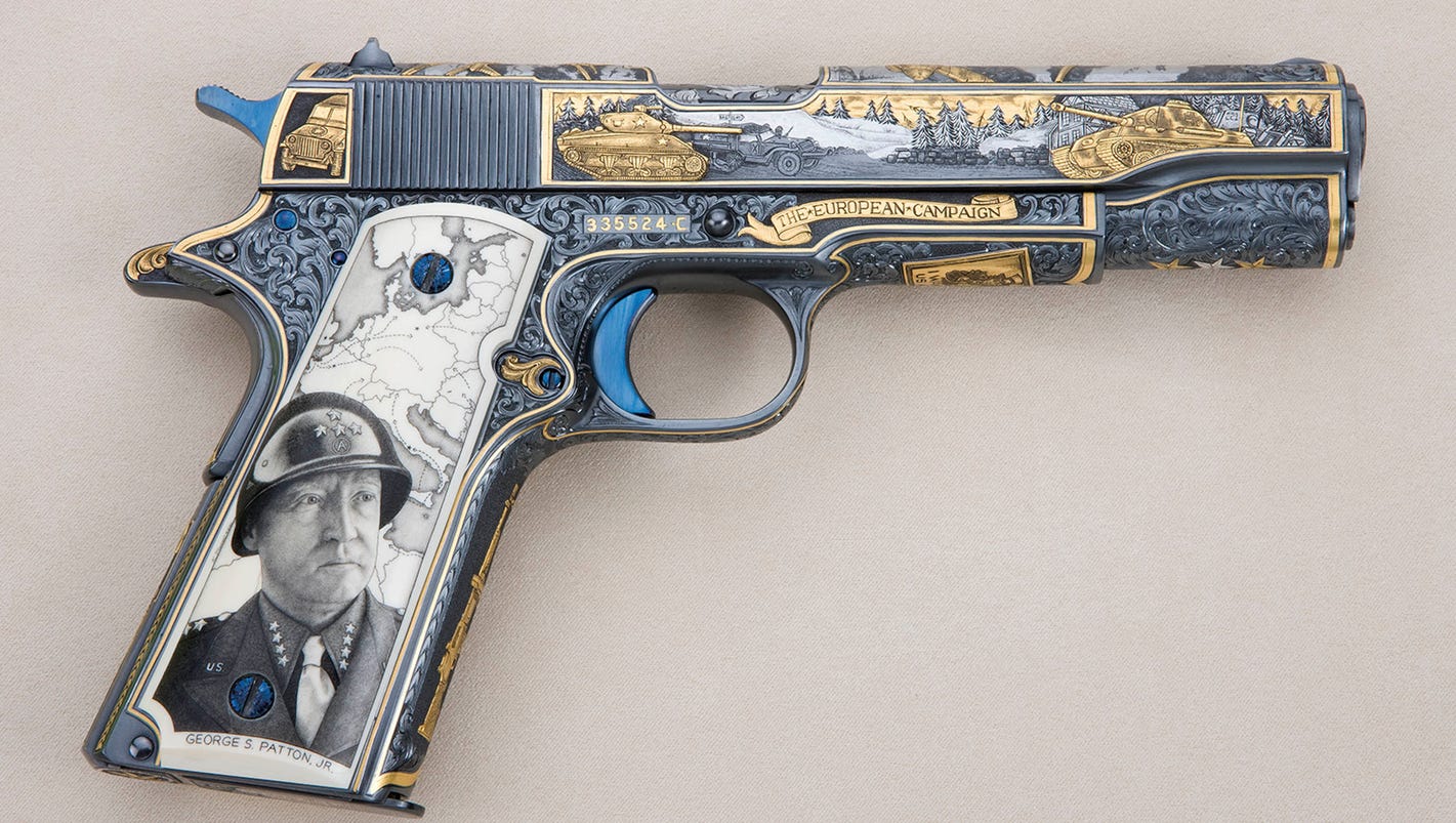 Evansville man's engravings turn guns into art works
