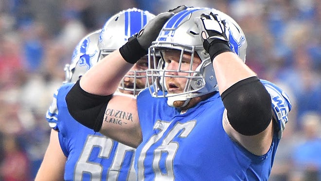 Lions offensive linemen T.J. Lang (concussion) is likely to miss Sunday's game against the Browns.