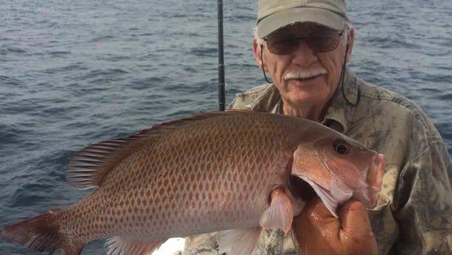 Mango mania: Mangrove snapper were the catch of the day aboard the Fort Pierce Lady Thursday.