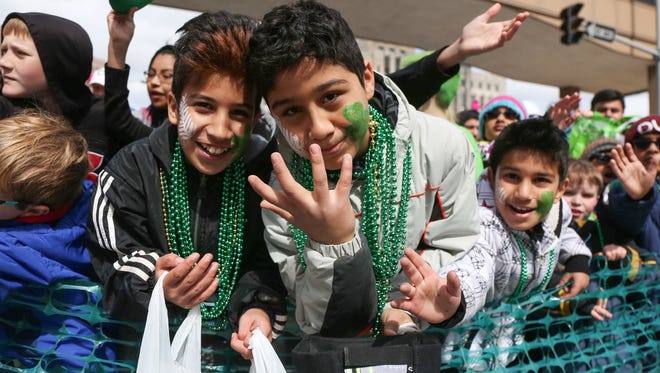 The 2016 St. Patrick's Day parade drew thousands of spectators to downtown on Friday, March 18, in Des Moines.