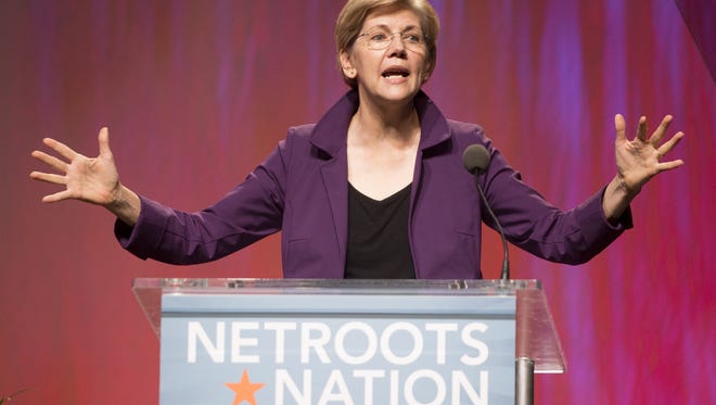 Elizabeth Warren had been lobbied by many a liberal to run against Hillary Clinton for the Democratic nomination for president. She has repeatedly declined.