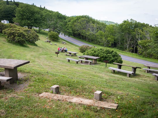 Blue Ridge Parkway Picnic Area Near Asheville In Need Of Repairs