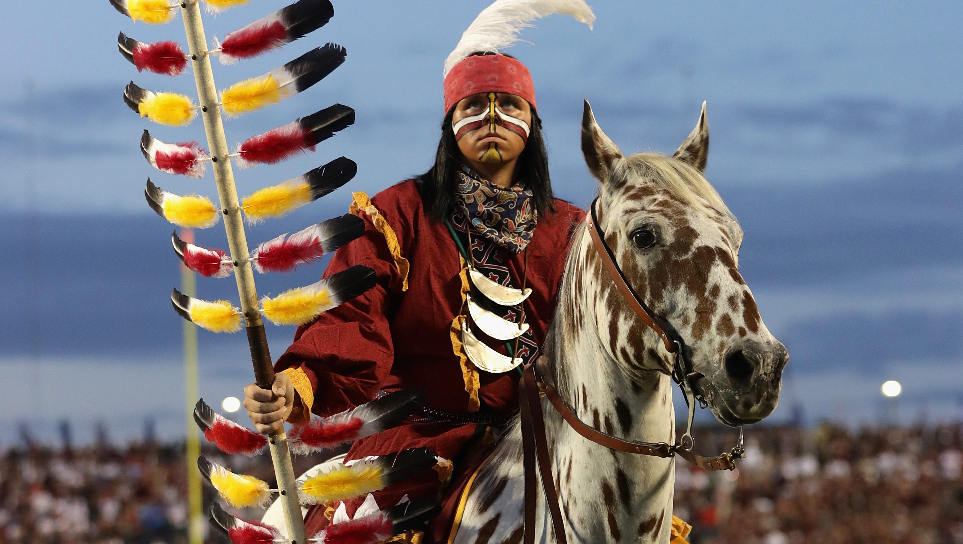 Harbaugh anxious to see Florida State’s war horse Renegade