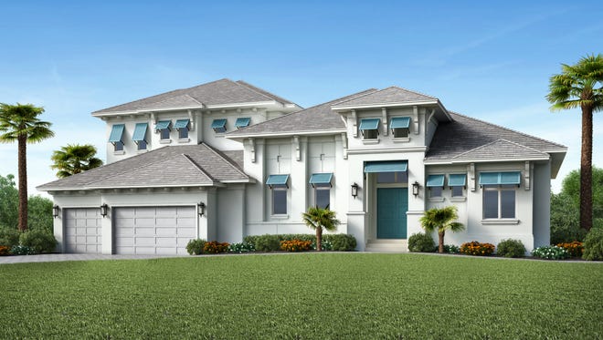 Stock Custom Homes will complete construction of its 3,903-square-foot, two-story furnished Polynesia model on Marco Island by mid-July