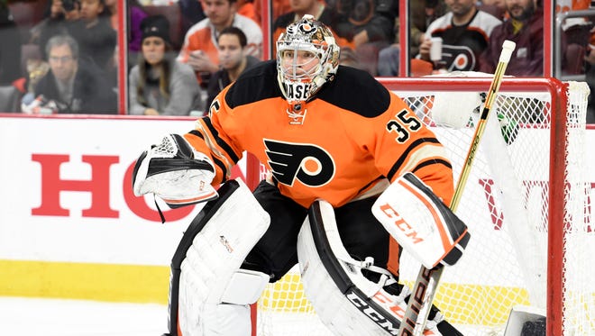 Flyers goalie Steve Mason may have a shot of returning in between the pipes.