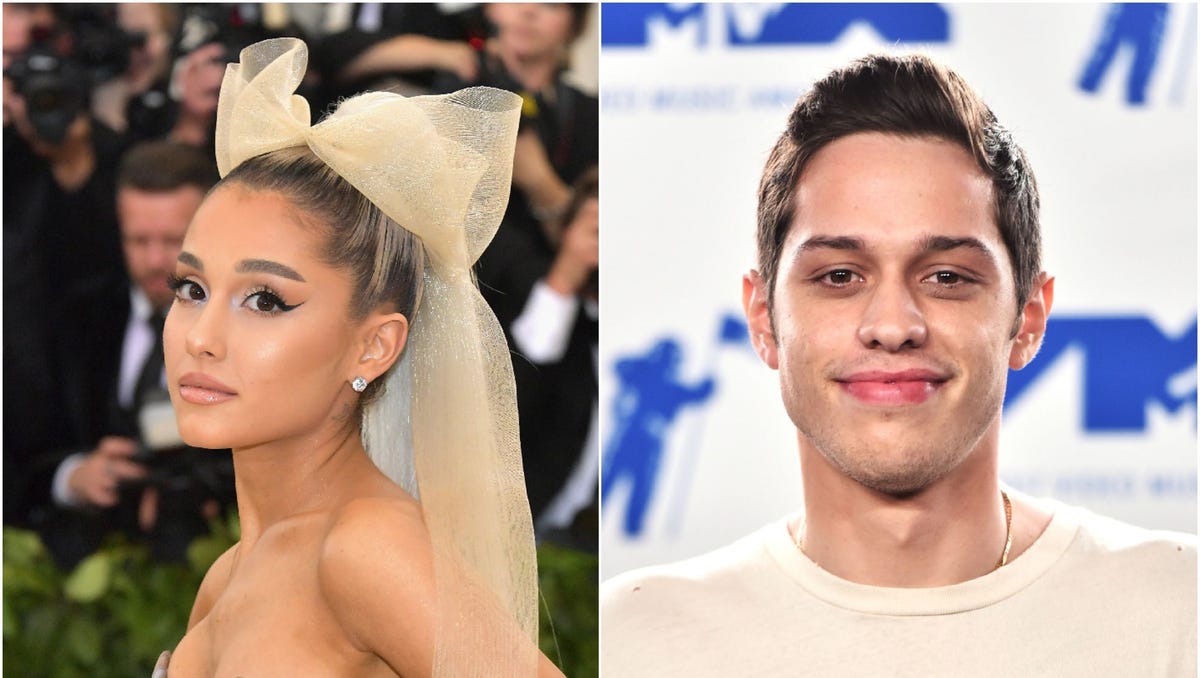 Reports are swirling that singer Ariana Grande and 'Saturday Night Live' cast member Pete Davidson are engaged after just weeks of dating. But they're hardly the first celebrity couple in a rush to put a ring on it or dash to the altar. Click forward to see other famous folks who got engaged or married quickly and learn what became of those relationships.