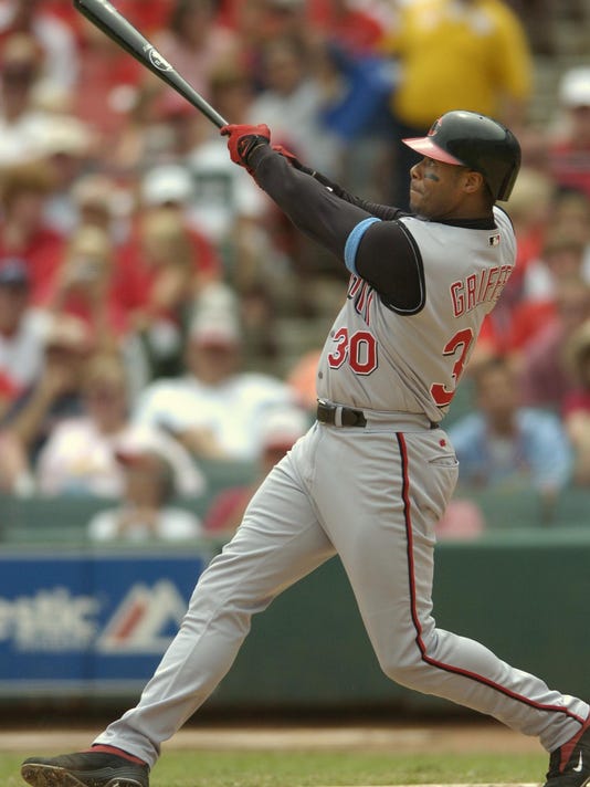 red and white ken griffey's
