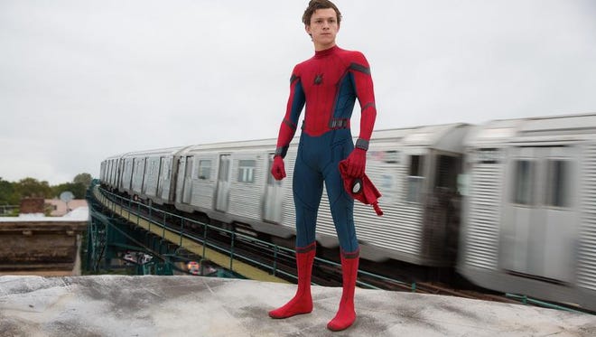 Tom Holland is the latest actor to play Peter Parker and his web-slinging alter ego in “Spider-Man: Homecoming,” which opens July 7.