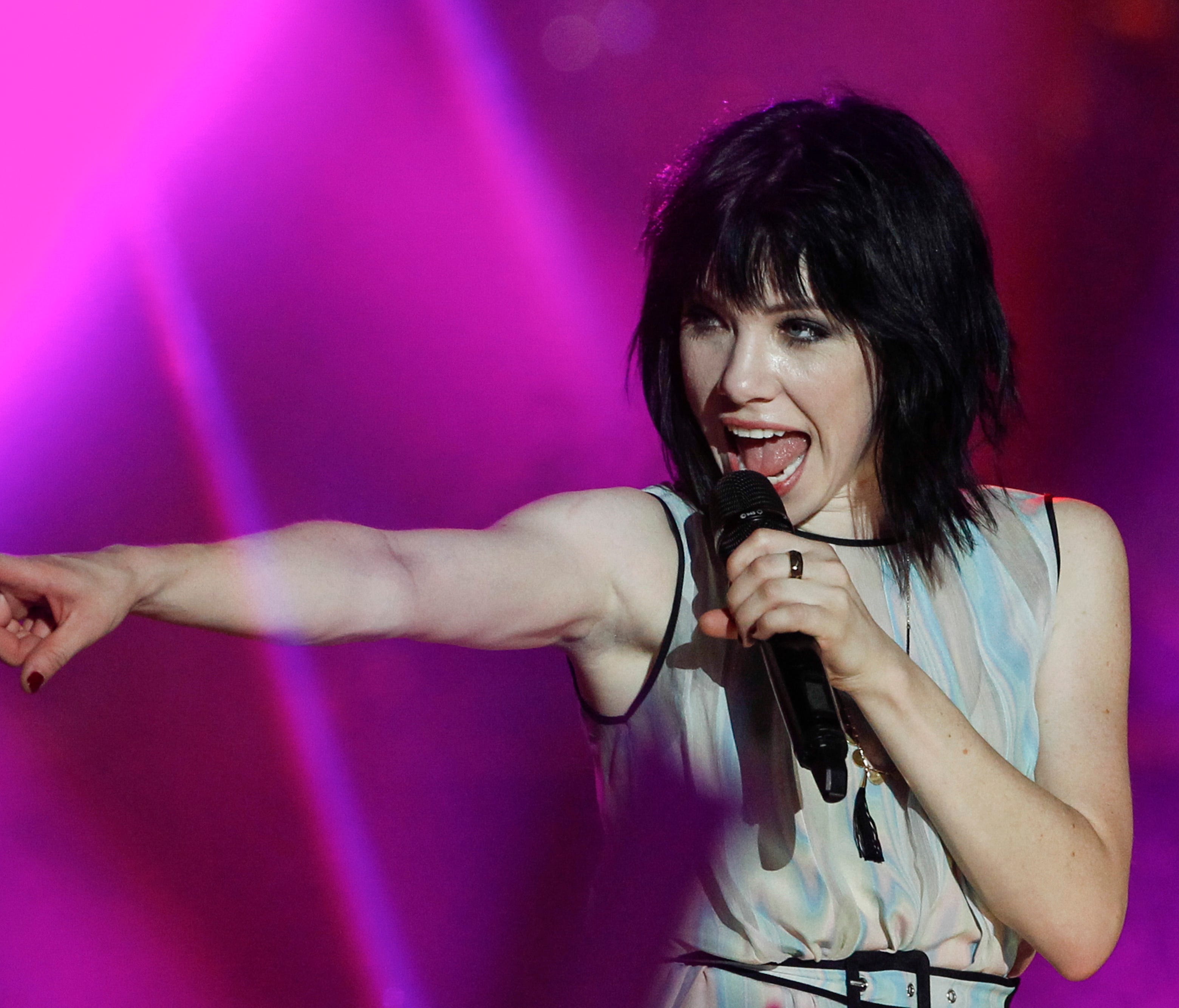 Carly Rae Jepsen performs at the MTV World Stage Live in Malaysia on Sept. 12.