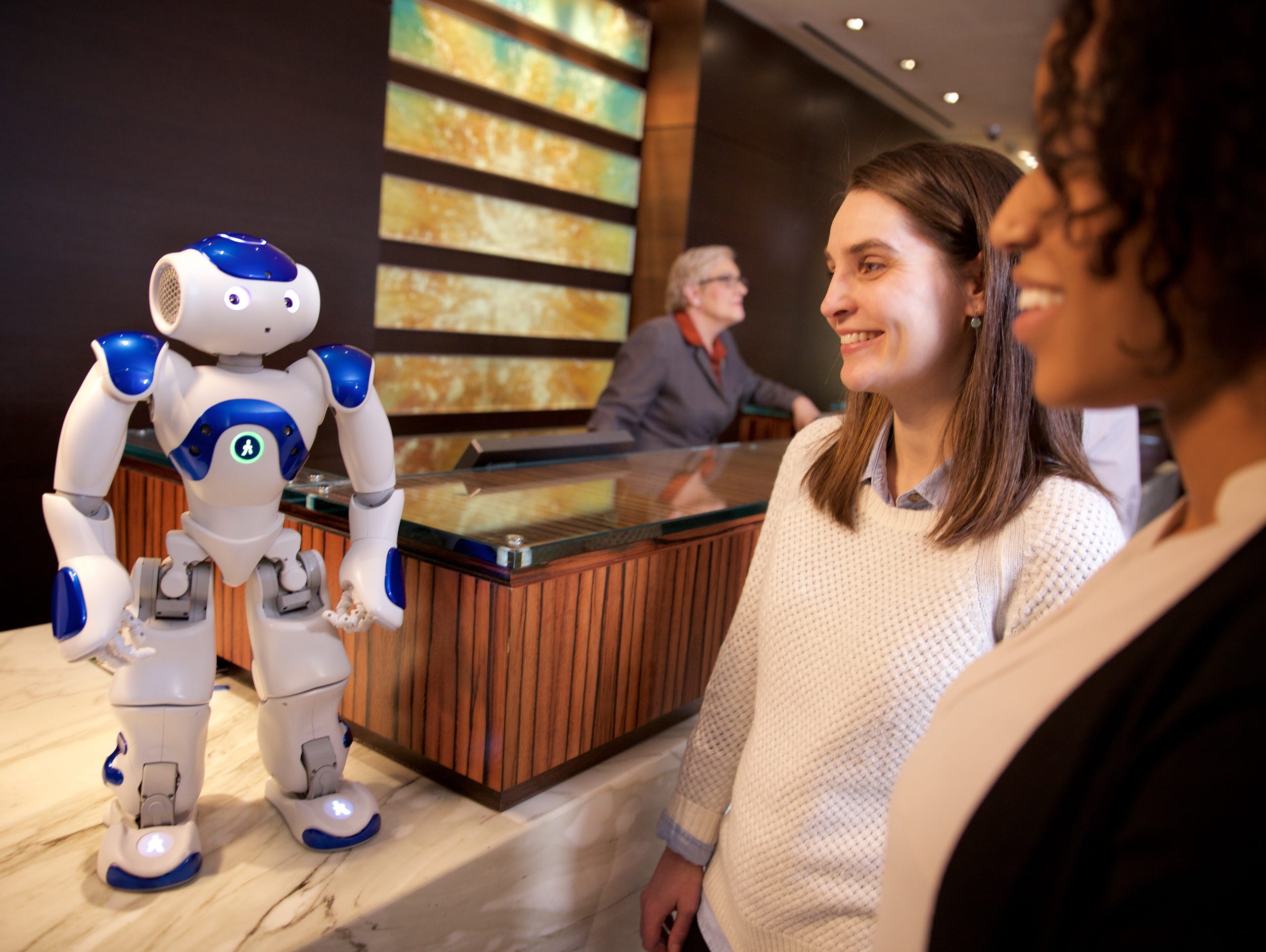 Hilton Worldwide is experimenting with a robot concierge named Connie.