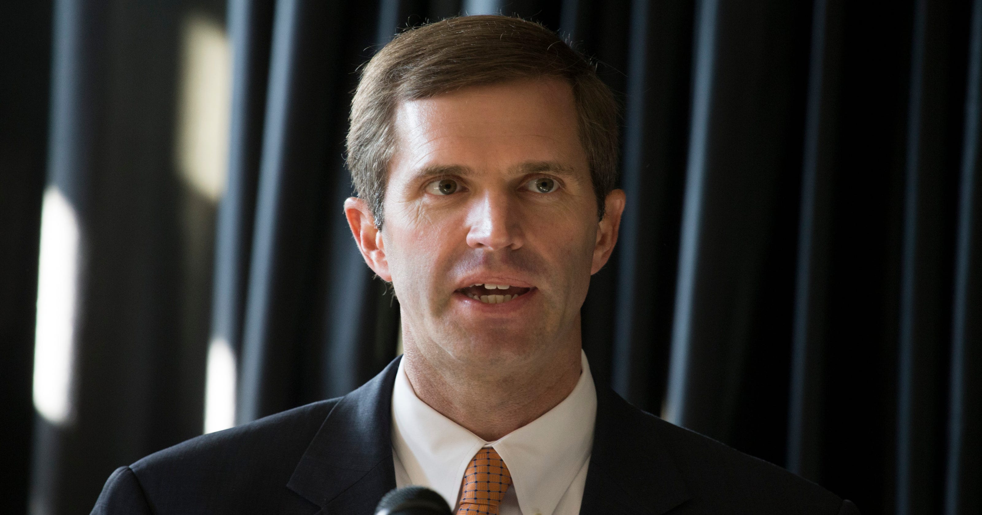 Andy Beshear goes after teacher vote in announcing bid for governor
