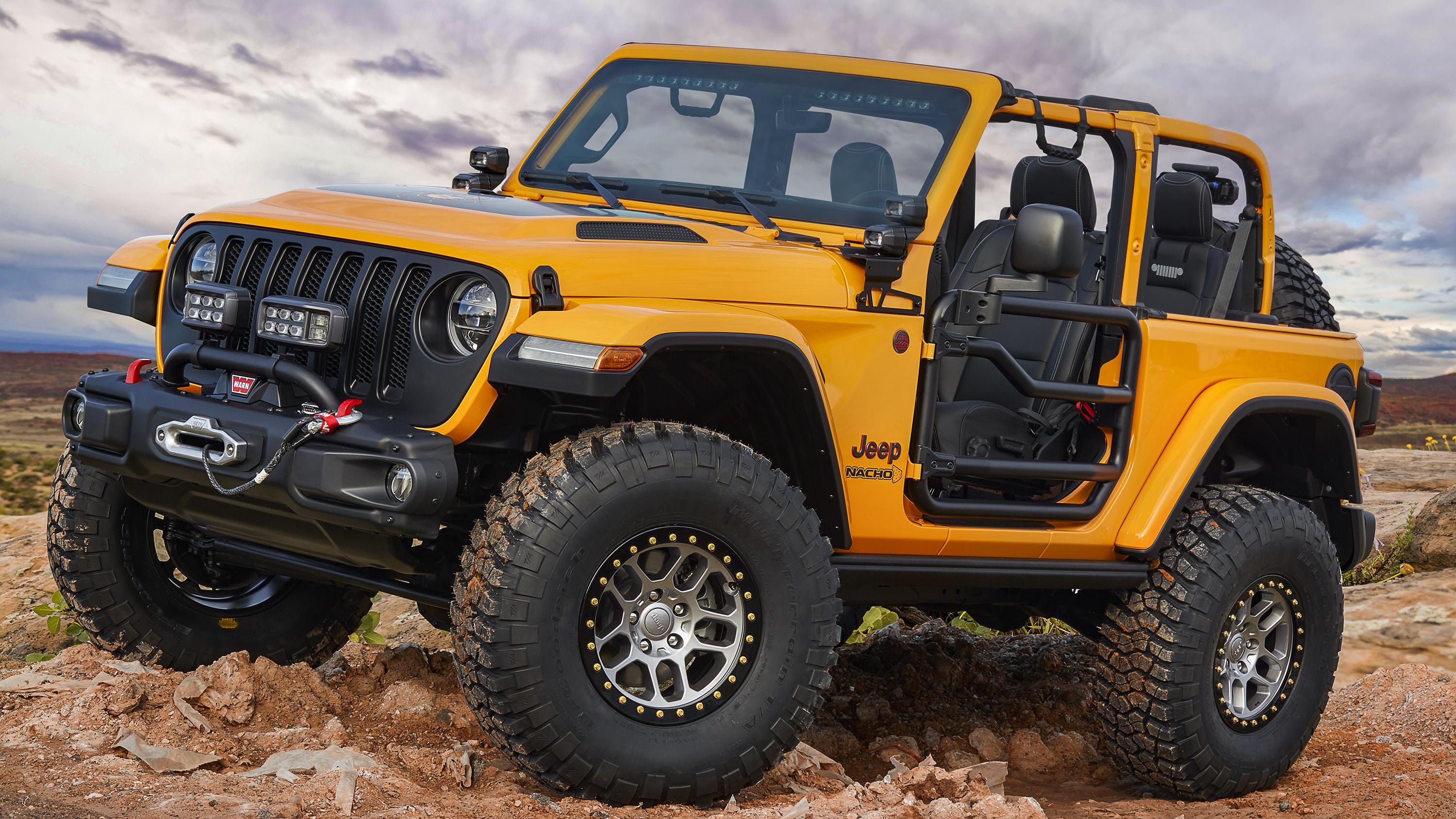 Jeep debuts seven new Moab rock stars