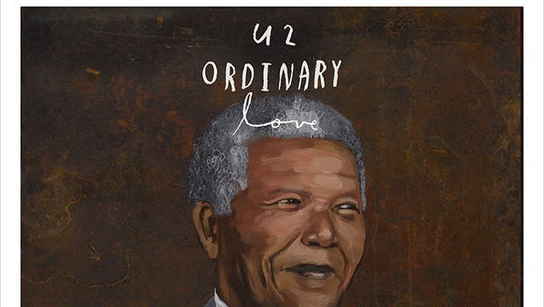 The cover of U2's Record Store Day release "Ordinary Love," designed by Oliver Jeffers.