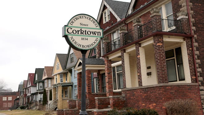 Corktown historic district is just west of downtown Detroit. It is the oldest neighborhood in Detroit and in 1978 it was listed on the U.S. National Register of Historic Places and is designated as a City of Detroit Historic District.  