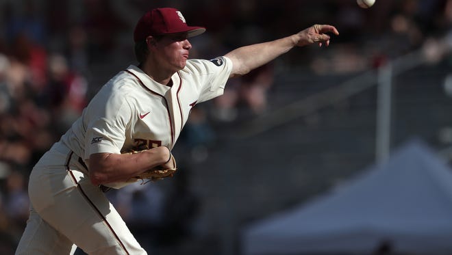 Former Lincoln pitcher Austin Pollock had a second straight quality start in Florida State's 4-2 win over UNC Asheville Sunday.