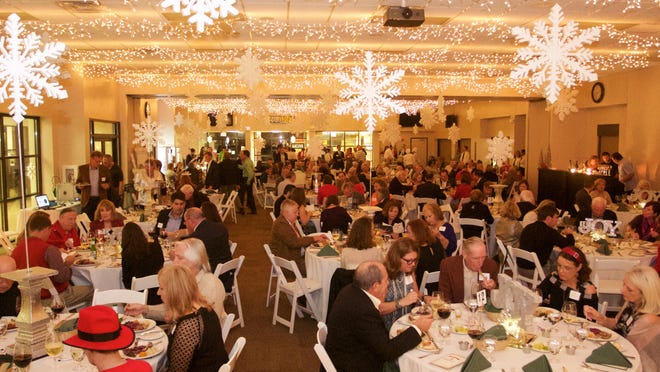 Pensacola State College guests enjoy an evening of excitement topped off with festive food at the 2015 Holiday Experience. This year’s event takes place at 5:30 p.m. today.