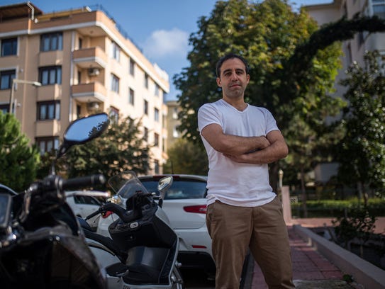  Tarkan Anlar, the founder of Scotty, stands in front