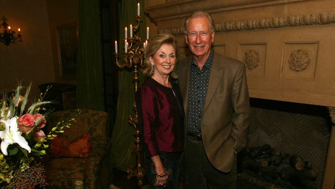 J.O. Stewart and his wife, Marlene, are shown in their Upper Valley home in 2008.