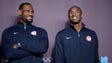 July 27, 2012: LeBron James (left) and Kobe Bryant