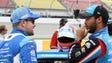 NASCAR Cup Series driver Darrell Wallace Jr.(43) and