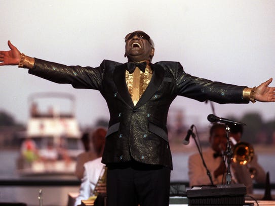 Ray Charles performed at the 2002 Concert of Colors
