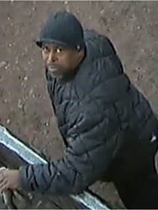 One of two men sought in connection with the alleged theft of a welding machine and dolly from a Linden bakery.