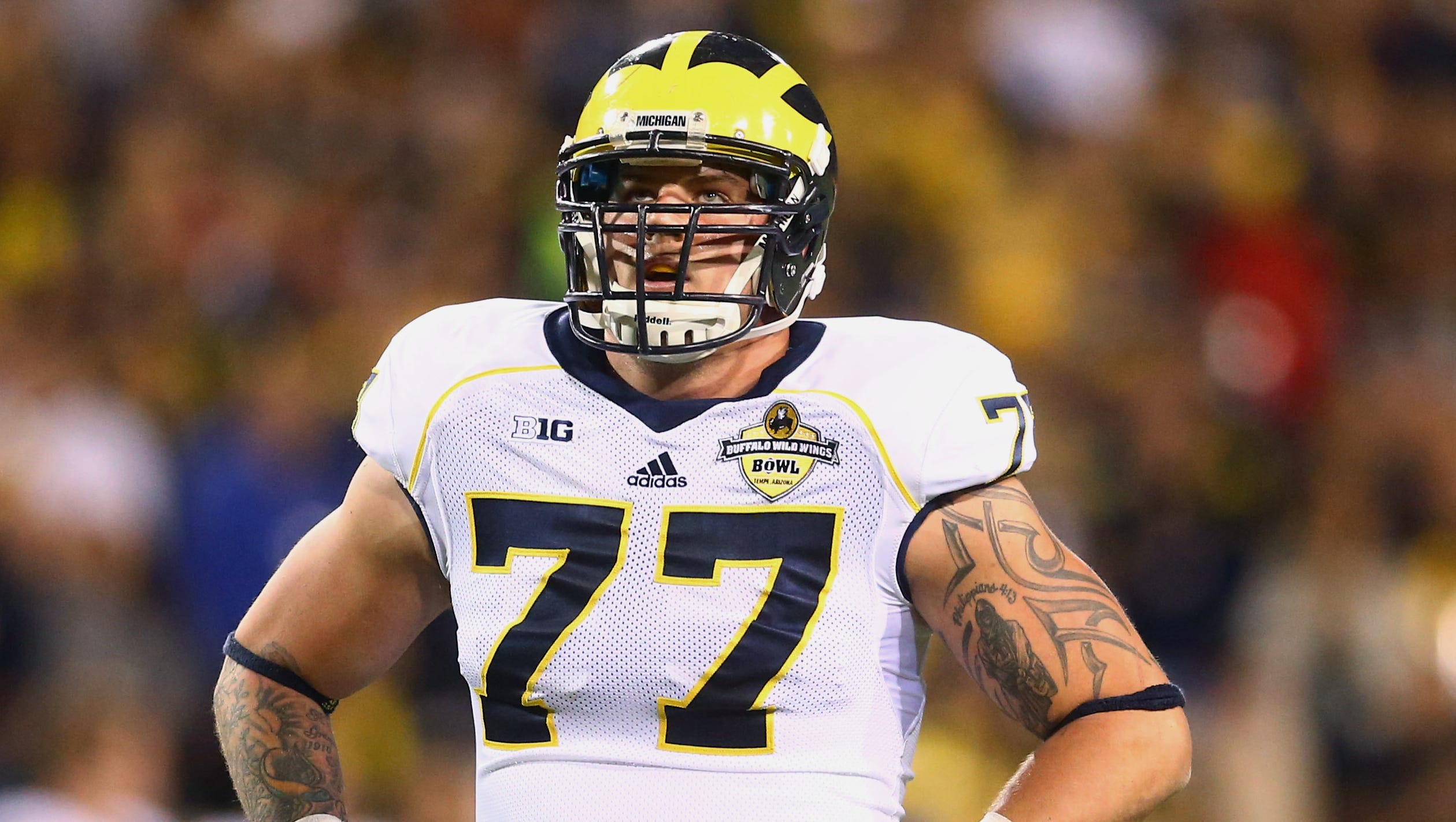 Tackle Taylor Lewan Upholds Michigan Tradition