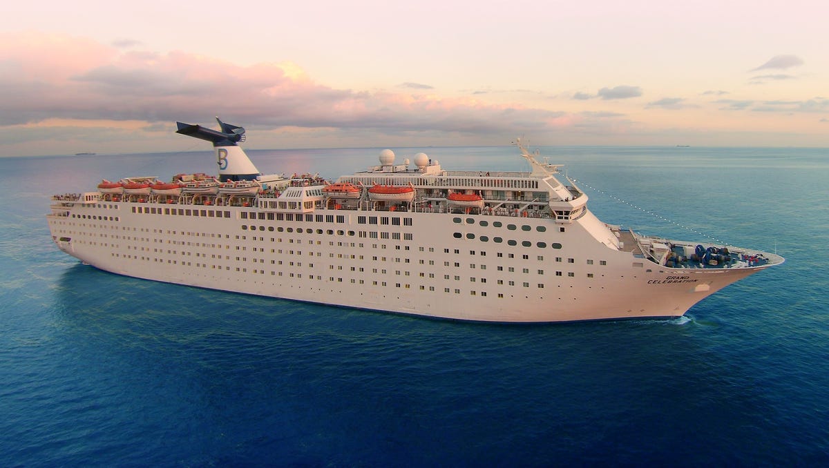 Bahamas Paradise Cruise Line's 1,900-passenger Grand Celebration sails two-night trips from West Palm Beach, Fla. to Grand Bahama Island and back.