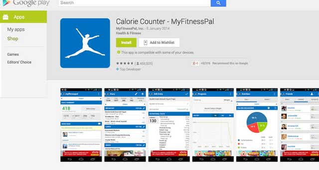 Myfitnesspal Calorie Counting Apps Adds Pedometer