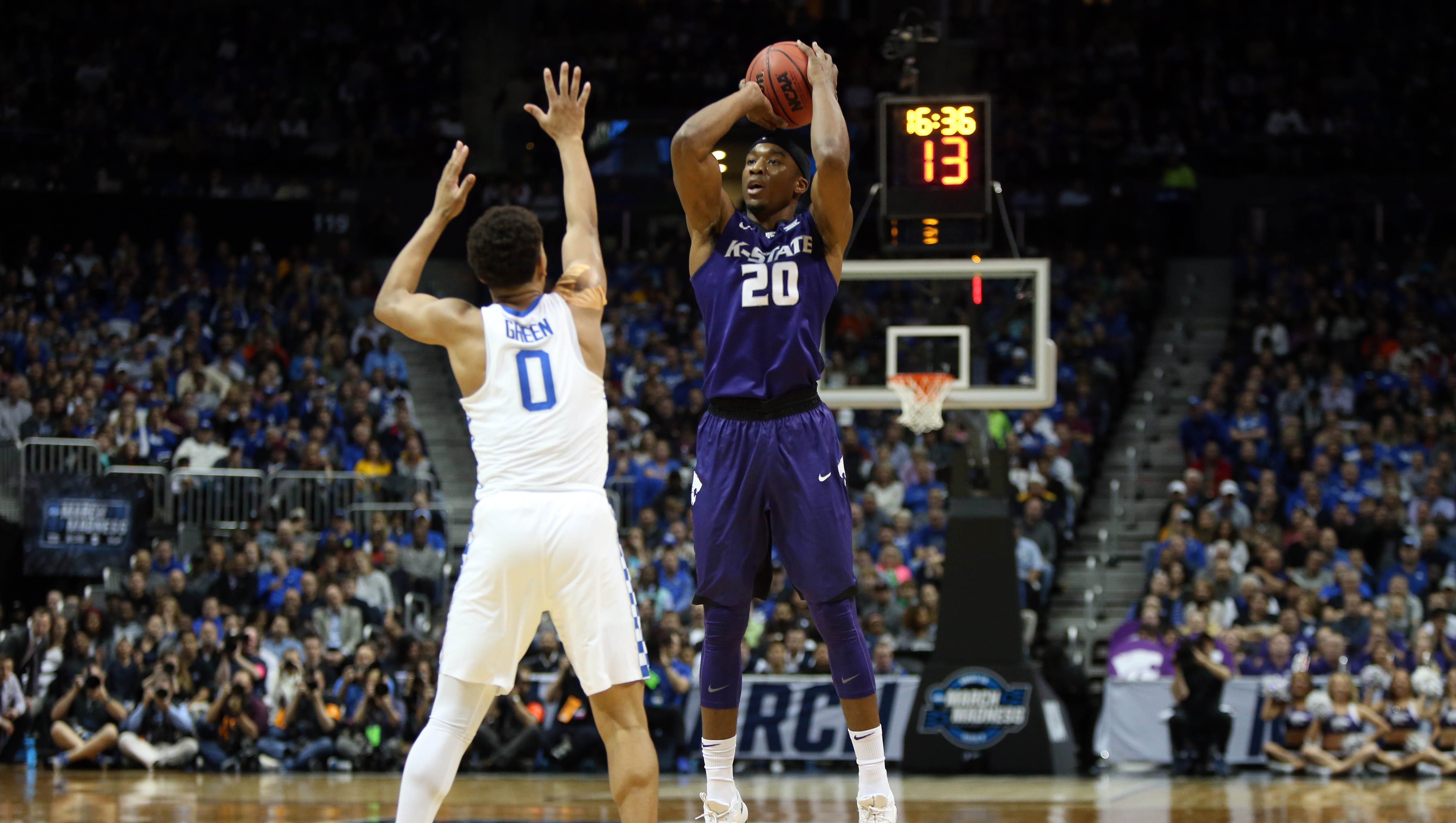 2018 Ncaa Tournament Kansas State Hangs On Against Kentucky